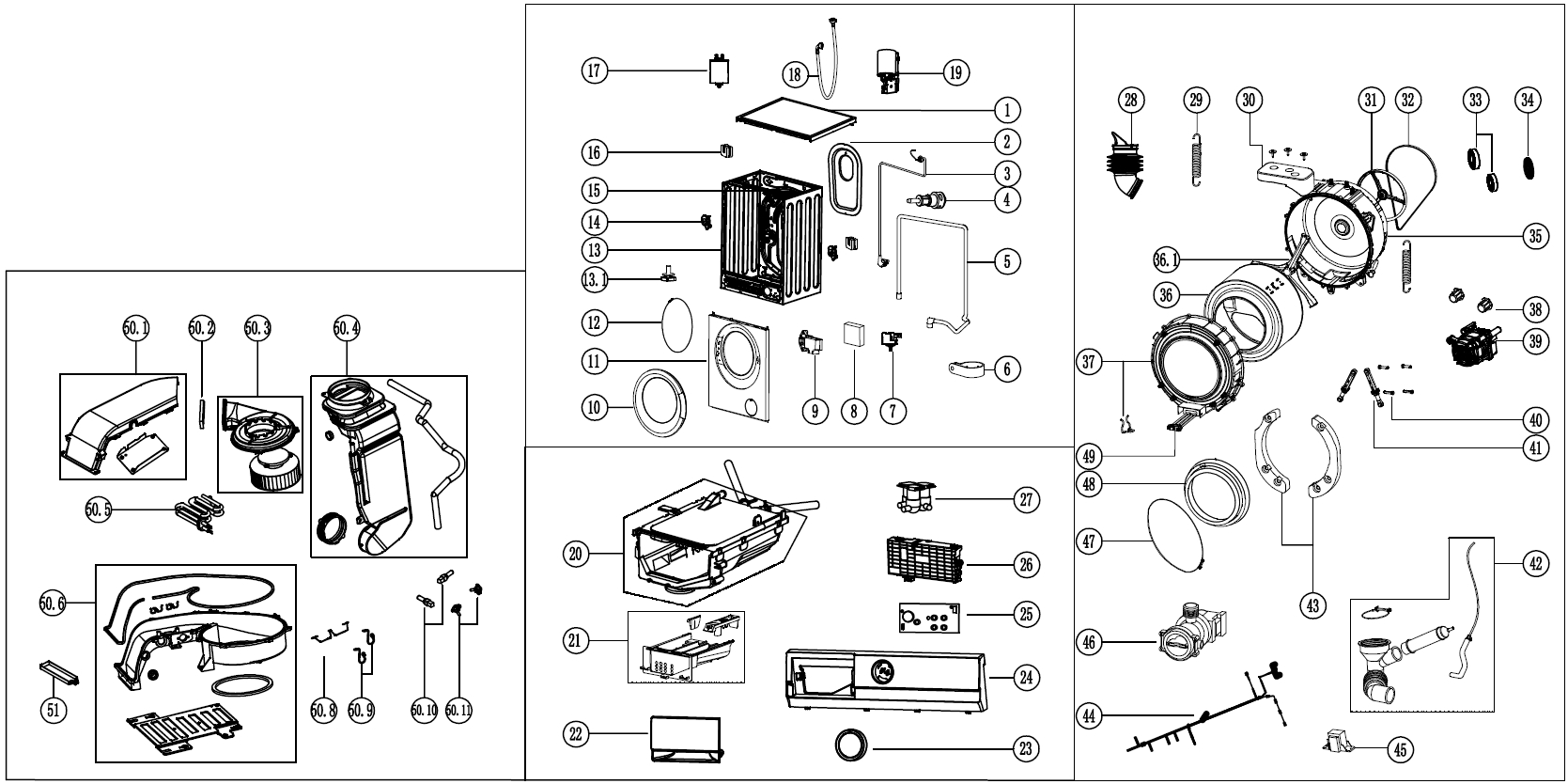 LAD_Exploded View_Front Loading_L01 472 Dry Series BLDC Excitation.jpg